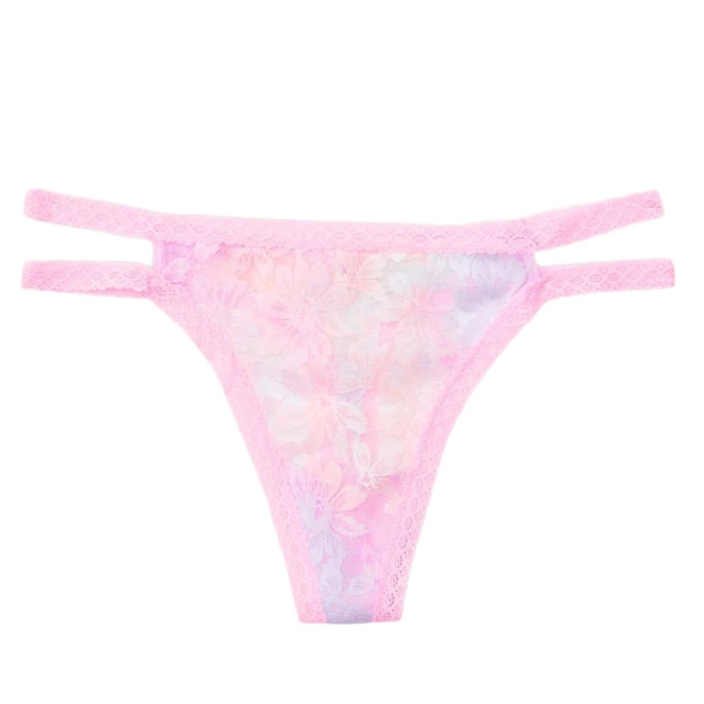 PINK VS Strappy Logo Thong